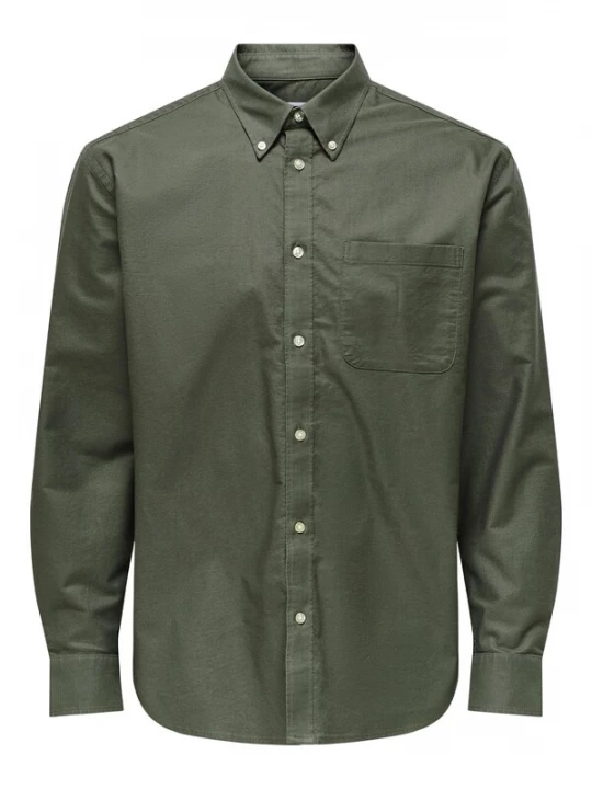 Foto van product Only & Sons Overhemd 'ONSOXFORD' jade groen