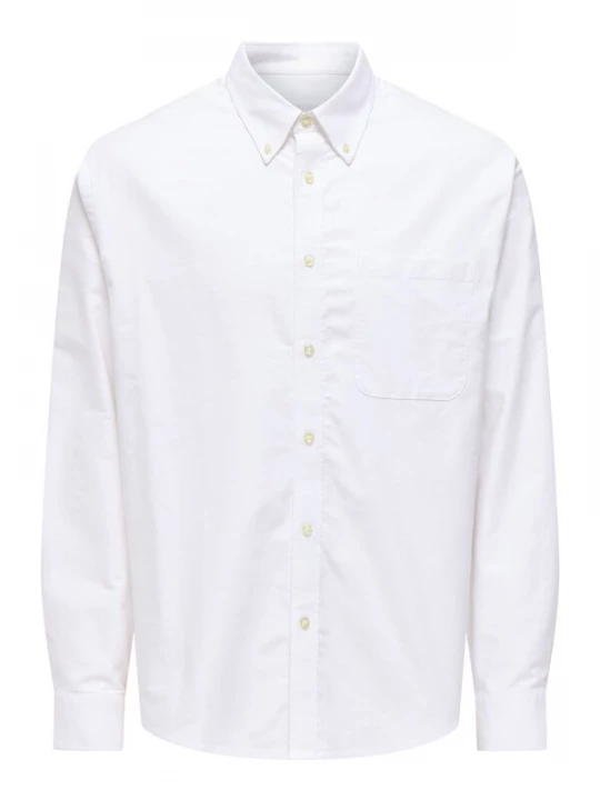 Foto van product Only & Sons Overhemd 'ONSOxford' wit