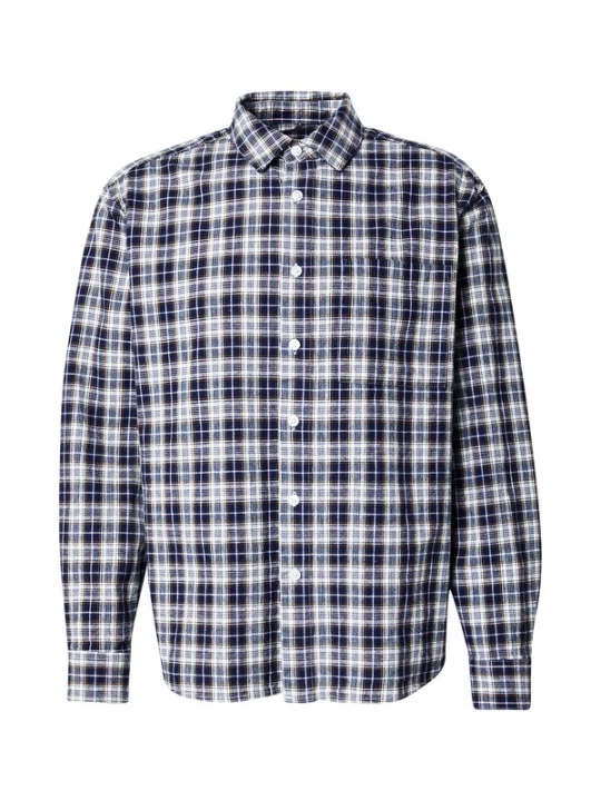 Foto van product Only & Sons Overhemd 'ONSRAFAEL' donkerblauw / sepia / wit