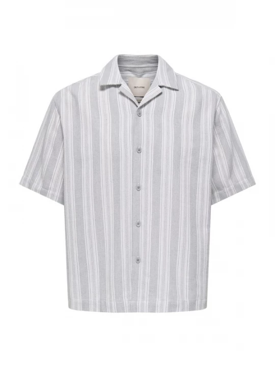 Foto van product Only & Sons Overhemd 'ONSWalker' grijs / wit