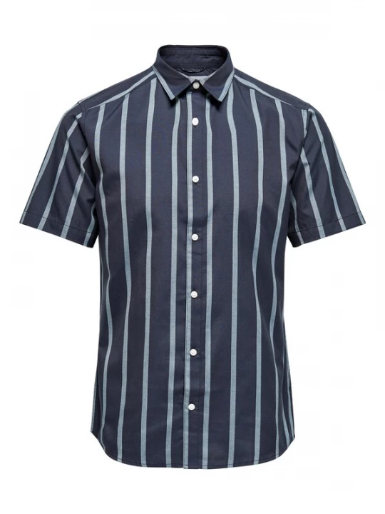 Foto van product Only & Sons Overhemd 'TRAVIS' navy / lichtblauw