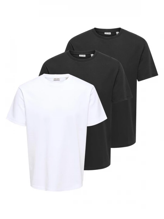 Foto van product Only & Sons Shirt 'Caspian' zwart gemêleerd