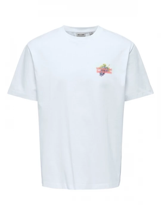 Foto van product Only & Sons Shirt 'Fred Life RLX' gemengde kleuren / wit