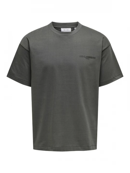 Foto van product Only & Sons Shirt 'Les Classiques' donkergrijs