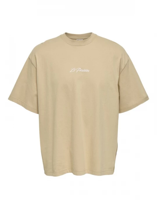 Foto van product Only & Sons Shirt 'Louis' lichtbruin / geel / groen / wit
