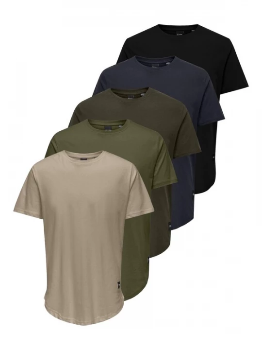 Foto van product Only & Sons Shirt 'MATT LONGY' beige / blauw / groen / zwart