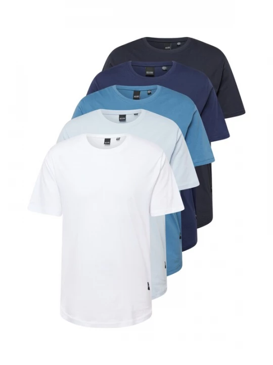 Foto van product Only & Sons Shirt 'MATT' navy / enziaan / pastelblauw / wit