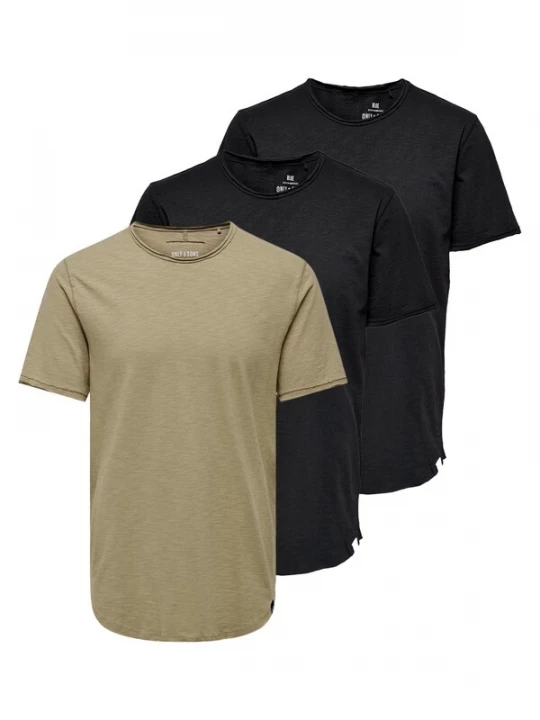 Foto van product Only & Sons Shirt 'ONSBENNE' zwart gemêleerd