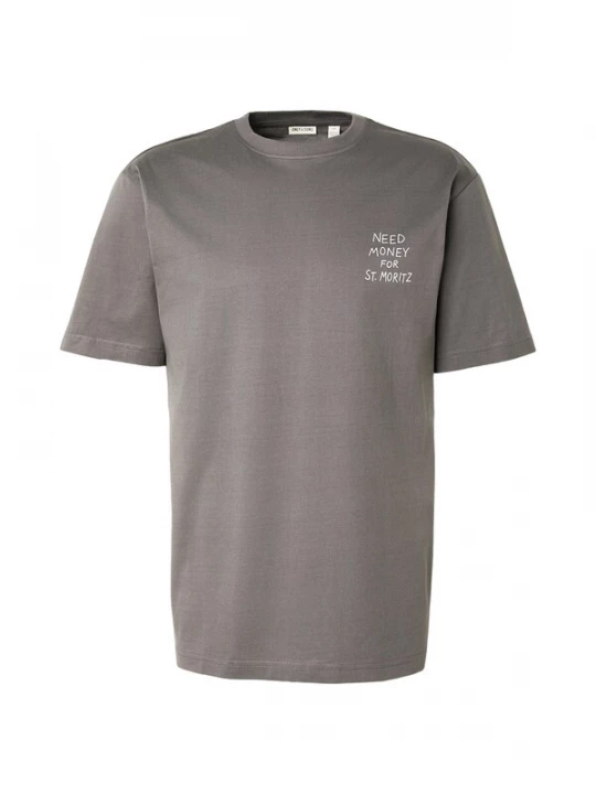 Foto van product Only & Sons Shirt 'ONSFRED' grijs / wit