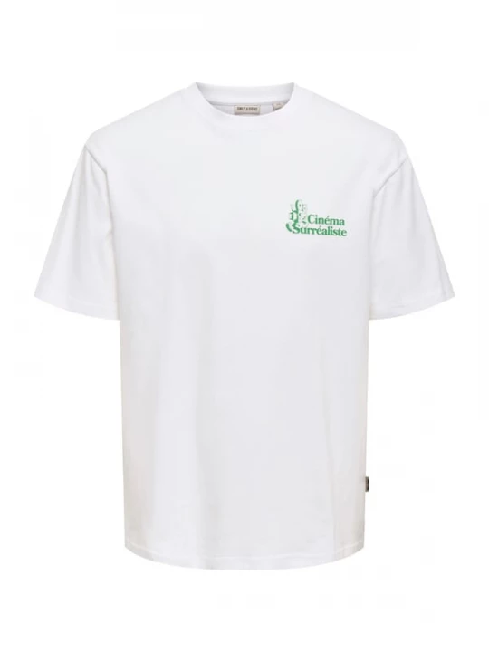 Foto van product Only & Sons Shirt 'ONSFREDO' groen / wit