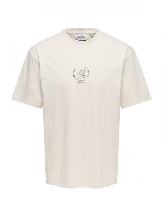 Foto van product Only & Sons Shirt 'ONSGARFIELD' groen / wit