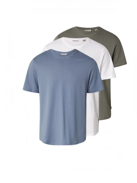 Foto van product Only & Sons Shirt 'ONSMatt' duifblauw / basaltgrijs / wit