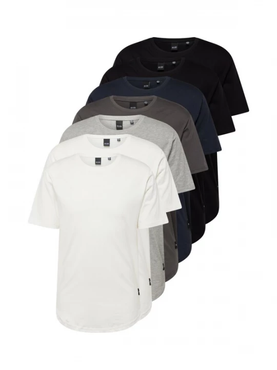 Foto van product Only & Sons Shirt 'ONSMatt' nachtblauw / grijs gemêleerd / zwart / wit