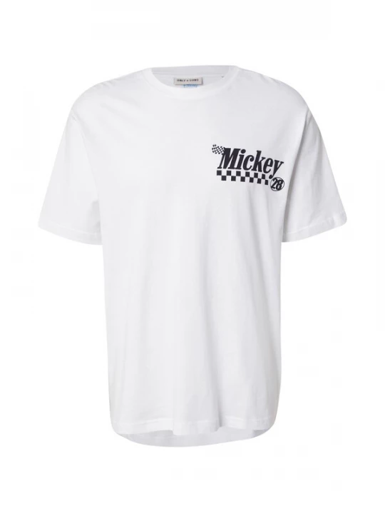 Foto van product Only & Sons Shirt 'ONSMICKEY MOUSE' zwart / wit