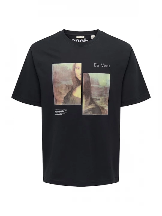 Foto van product Only & Sons Shirt 'ONSMONALISA' bruin / appel / zwart / wit