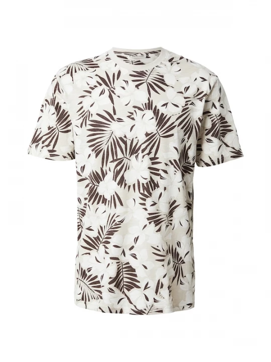 Foto van product Only & Sons Shirt 'ONSPERRY' chocoladebruin / stone grey / wit