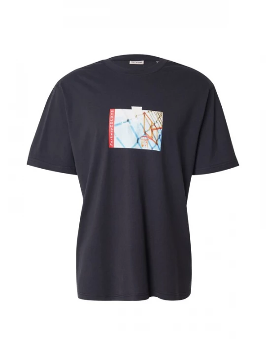 Foto van product Only & Sons Shirt 'ONSPORTRA' blauw / cognac / donkerrood / zwart