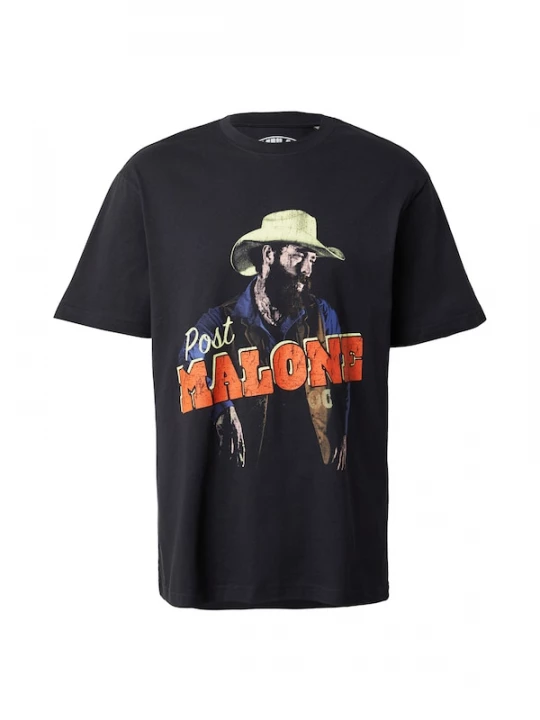 Foto van product Only & Sons Shirt 'ONSPOST MALONE' indigo / limoen / mandarijn / zwart