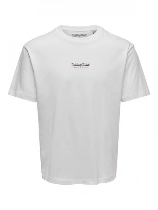 Foto van product Only & Sons Shirt 'ONSROLLING STONE' citroen / watermeloen rood / zwart / wit