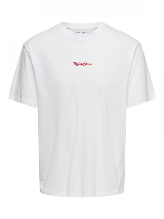 Foto van product Only & Sons Shirt 'ONSROLLING STONE' karmijnrood / wit