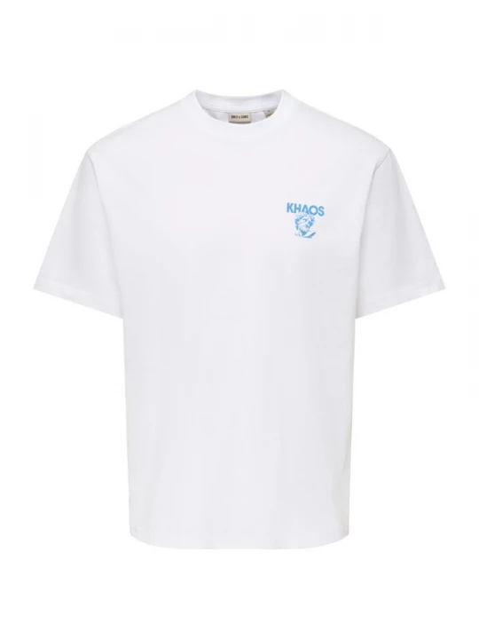 Foto van product Only & Sons Shirt 'ONSZEUS' royal blue / koningsblauw / wit