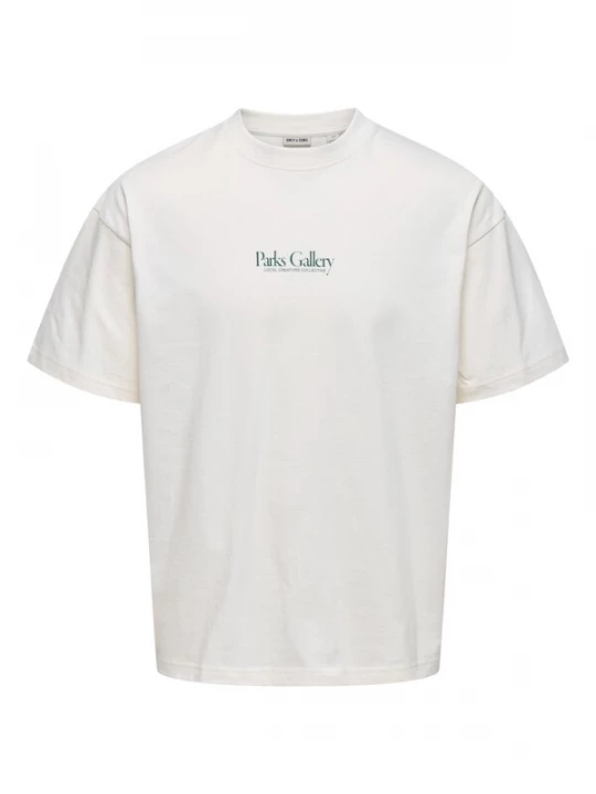 Foto van product Only & Sons Shirt 'Parker' smaragd / wit