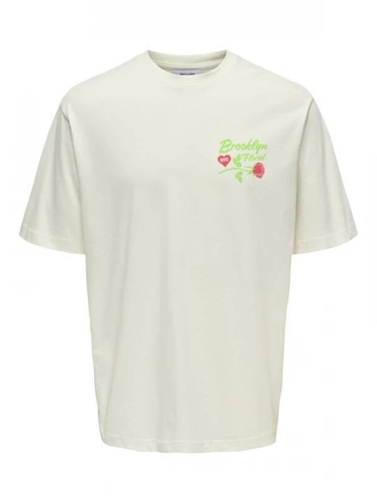 Foto van product Only & Sons Shirt 'Rylan' lichtgroen / rood / wit