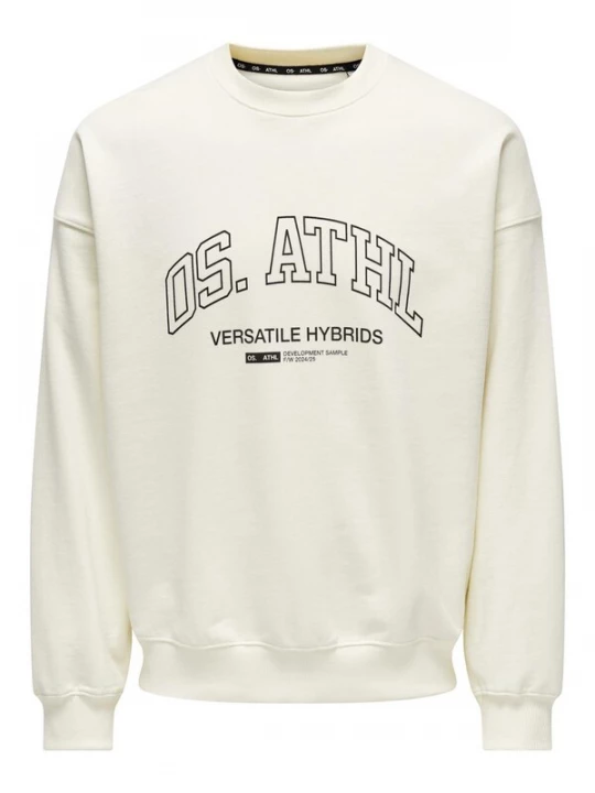 Foto van product Only & Sons Sweatshirt 'Alta' zwart / offwhite