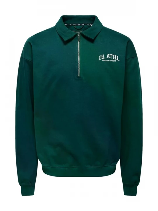 Foto van product Only & Sons Sweatshirt 'Blais' donkergroen