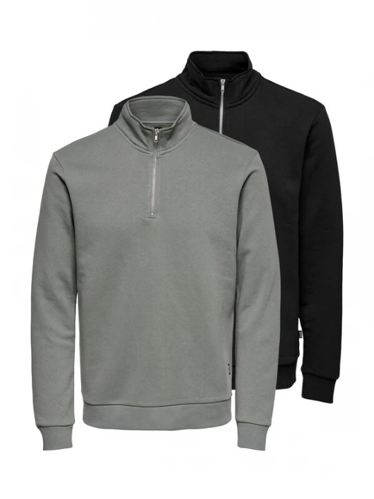 Foto van product Only & Sons Sweatshirt 'Ceres' zwart gemêleerd