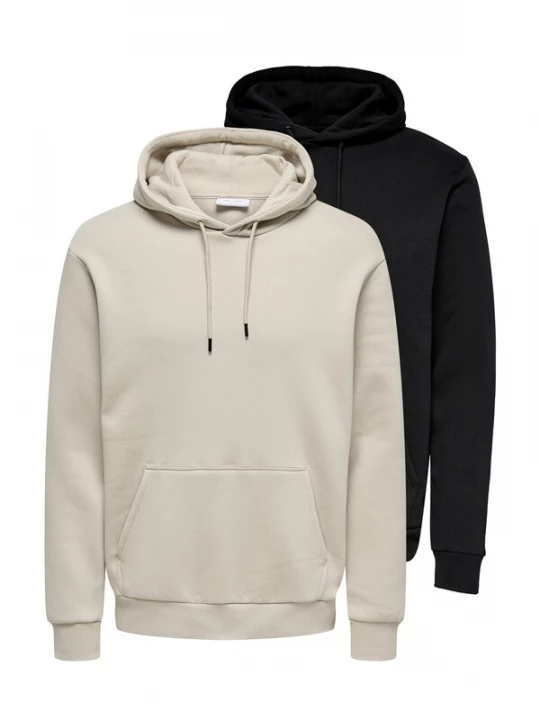 Foto van product Only & Sons Sweatshirt 'Ceres' zwart gemêleerd