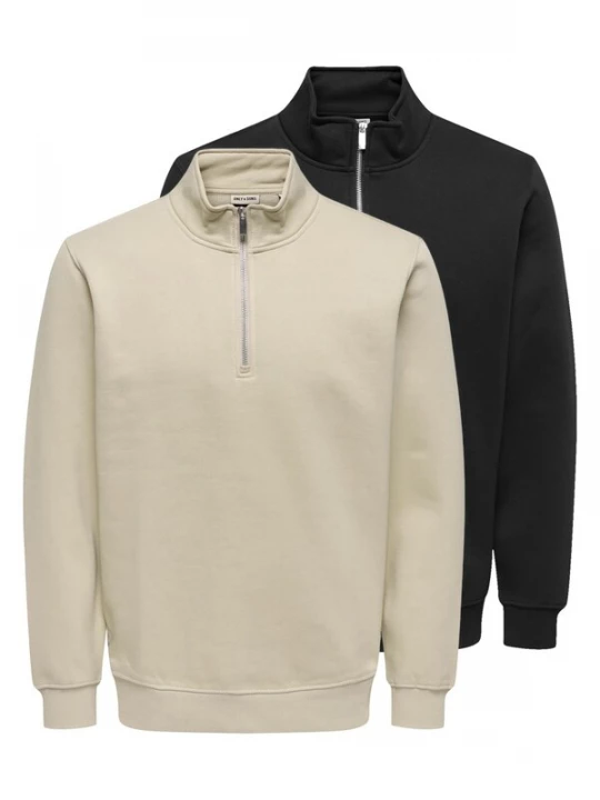 Foto van product Only & Sons Sweatshirt 'Connor' beige gemêleerd