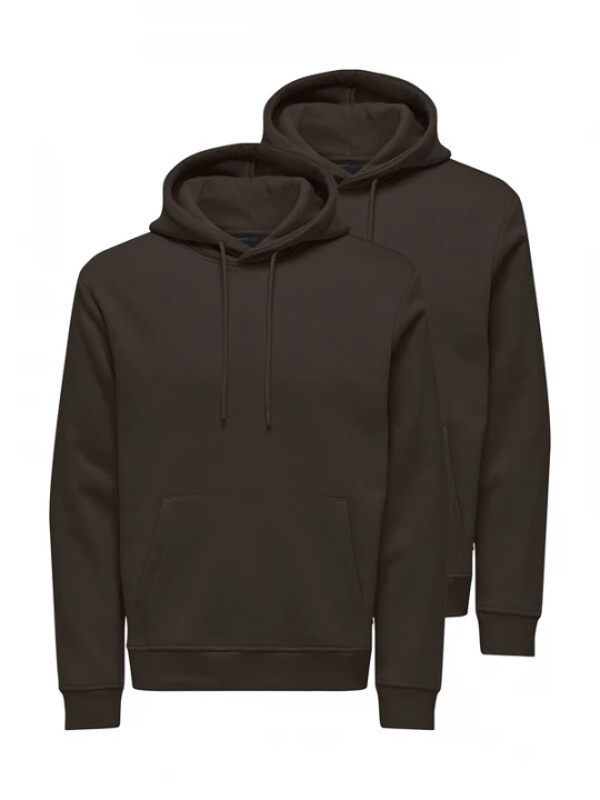 Foto van product Only & Sons Sweatshirt 'Connor' donkerbruin