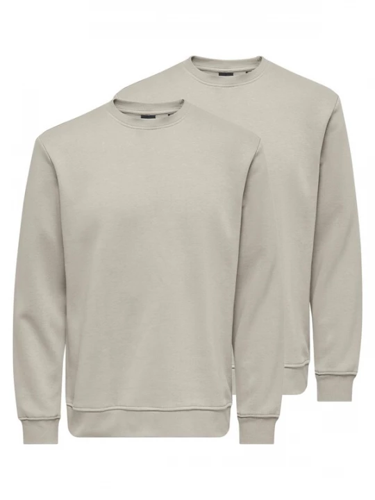 Foto van product Only & Sons Sweatshirt 'Connor' lichtgrijs