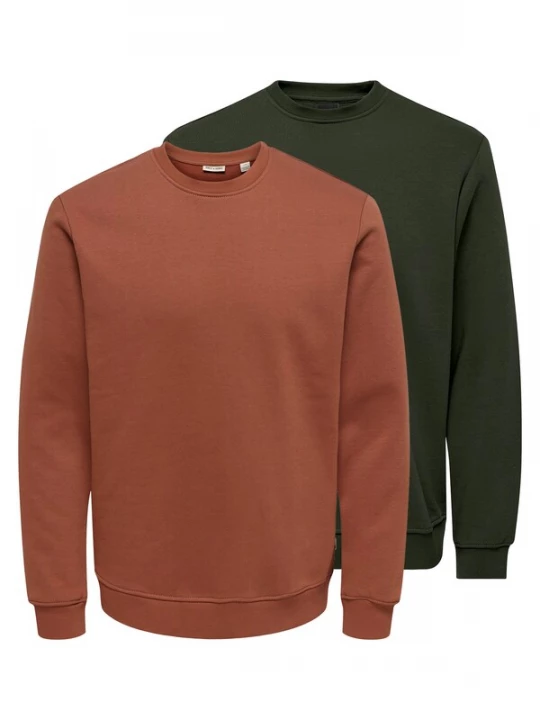 Foto van product Only & Sons Sweatshirt 'Connor' oranje gemêleerd