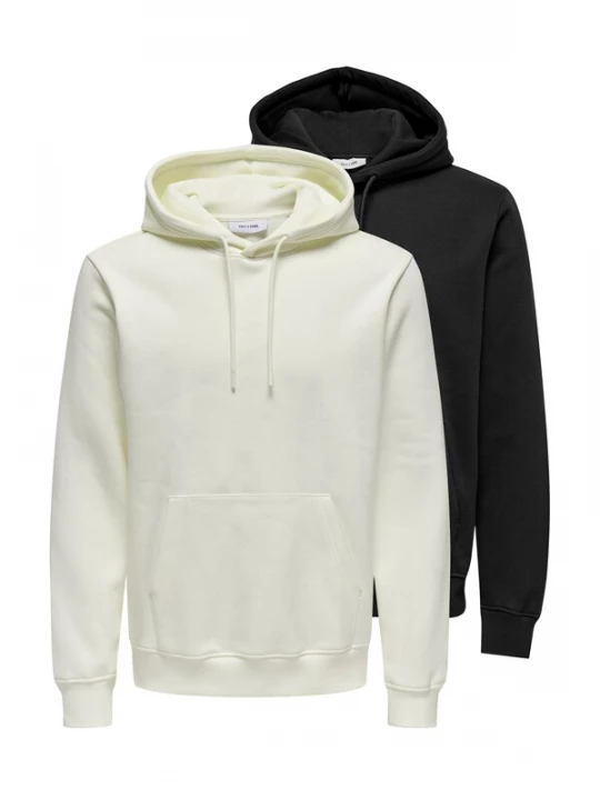 Foto van product Only & Sons Sweatshirt 'Connor' zwart gemêleerd