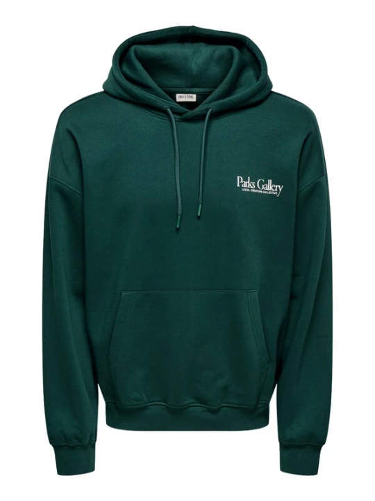 Foto van product Only & Sons Sweatshirt 'GALLERY' groen / wit