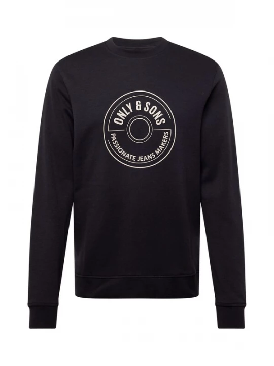 Foto van product Only & Sons Sweatshirt 'Lamer' beige / zwart
