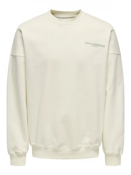 Foto van product Only & Sons Sweatshirt 'Les Classiques' wit