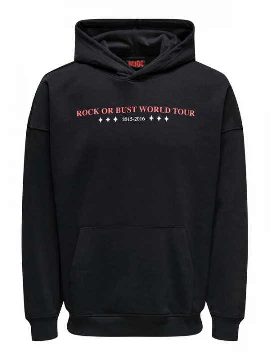 Foto van product Only & Sons Sweatshirt 'ONSACDC' rood / zwart / wit