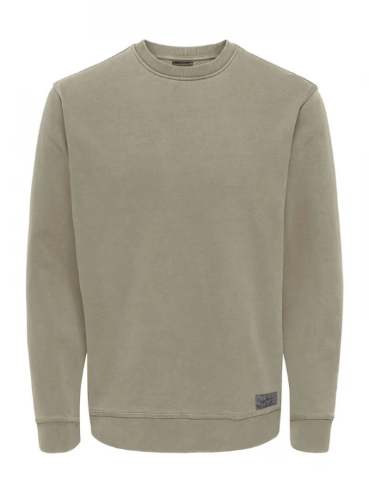 Foto van product Only & Sons Sweatshirt 'ONSBROCK' grijs