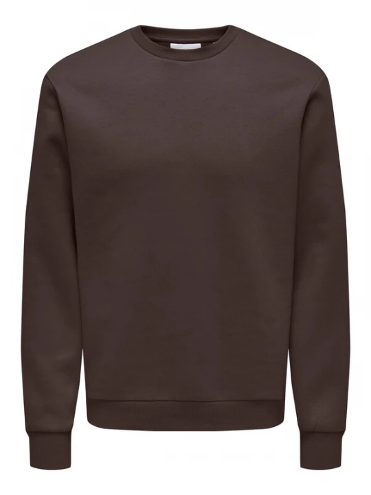 Foto van product Only & Sons Sweatshirt 'ONSCERES' donkerbruin