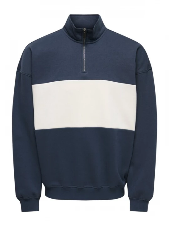 Foto van product Only & Sons Sweatshirt 'ONSCERES' marine / natuurwit