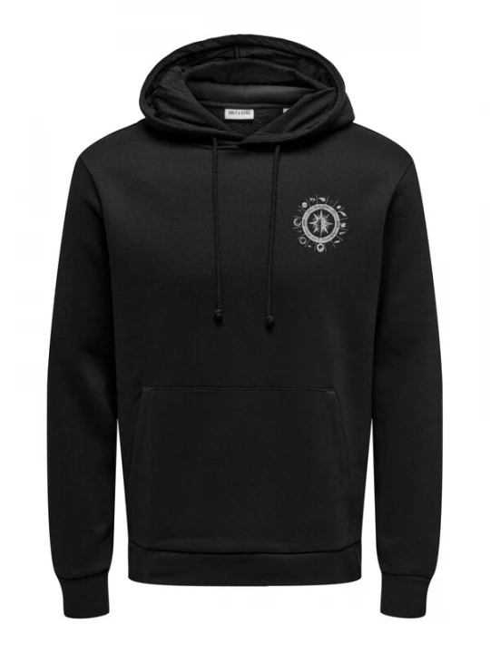 Foto van product Only & Sons Sweatshirt 'ONSCHASE' grijs / zwart