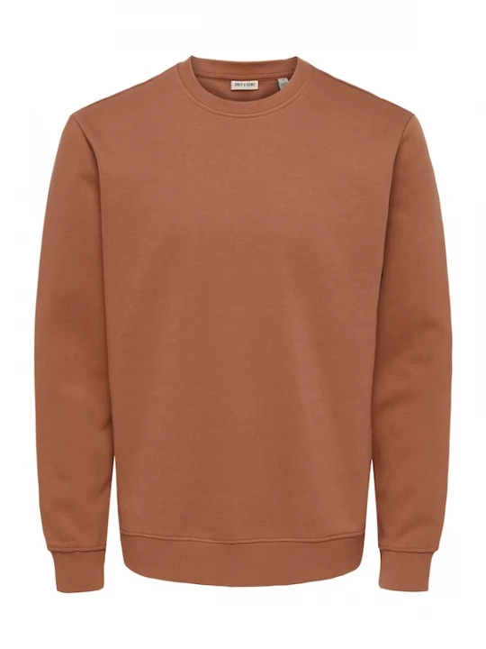 Foto van product Only & Sons Sweatshirt 'ONSConnor' roestbruin