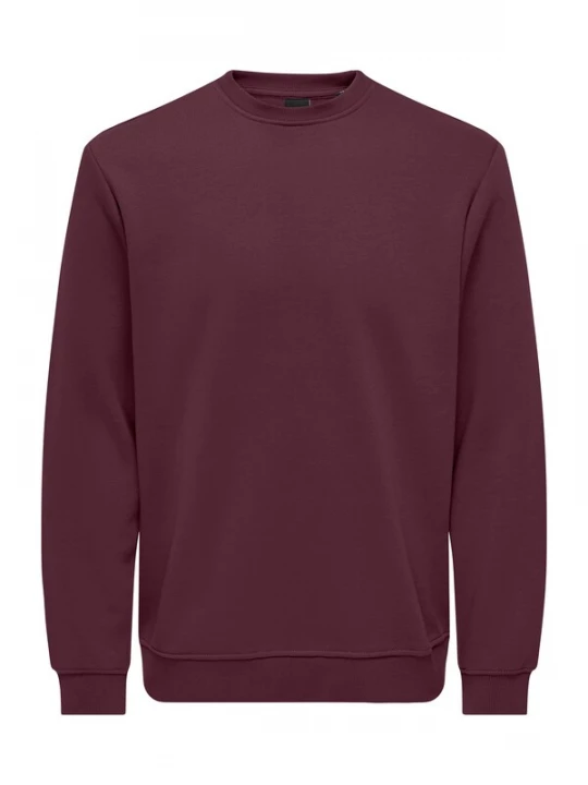 Foto van product Only & Sons Sweatshirt 'ONSConnor' wijnrood