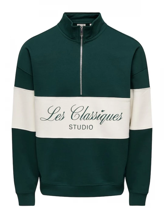 Foto van product Only & Sons Sweatshirt 'ONSLES CLASSIQUES' spar / wit