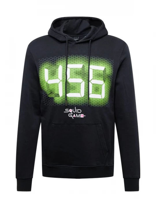 Foto van product Only & Sons Sweatshirt 'ONSSquidgame' limoen / lichtgroen / zwart / wit
