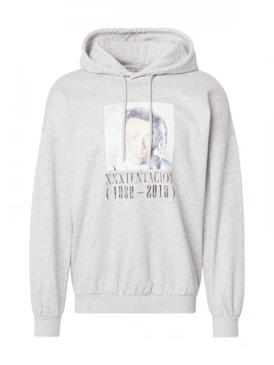 Foto van product Only & Sons Sweatshirt 'ONSTENTACION' lichtgrijs / zwart / wit