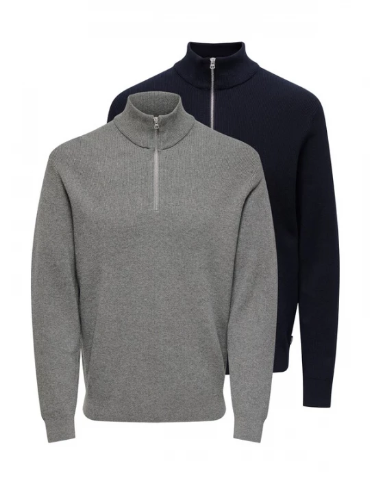 Foto van product Only & Sons Sweatshirt 'Phil' grijs gemêleerd